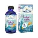 Nordic Naturals Bébés DHA, non aromatisé - 4 oz - 1050 mg Oméga-3 + 300 UI Vitamine D3 - soutient le développement du cerveau, de la vision et du système nerveux chez les bébés - non-OGM - portions mai Vary