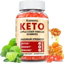 Keto ACV Gummies Advanced Formula, Apple Cider Vinegar Gummies Formulated with Pomegranate Beet Juice Powder B12, 1500MG Vegan Non GMO 56 Gummys
