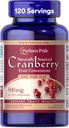 Puritan's Pride One A Day Cranberry - 120 capsules soutient la santé urinaire