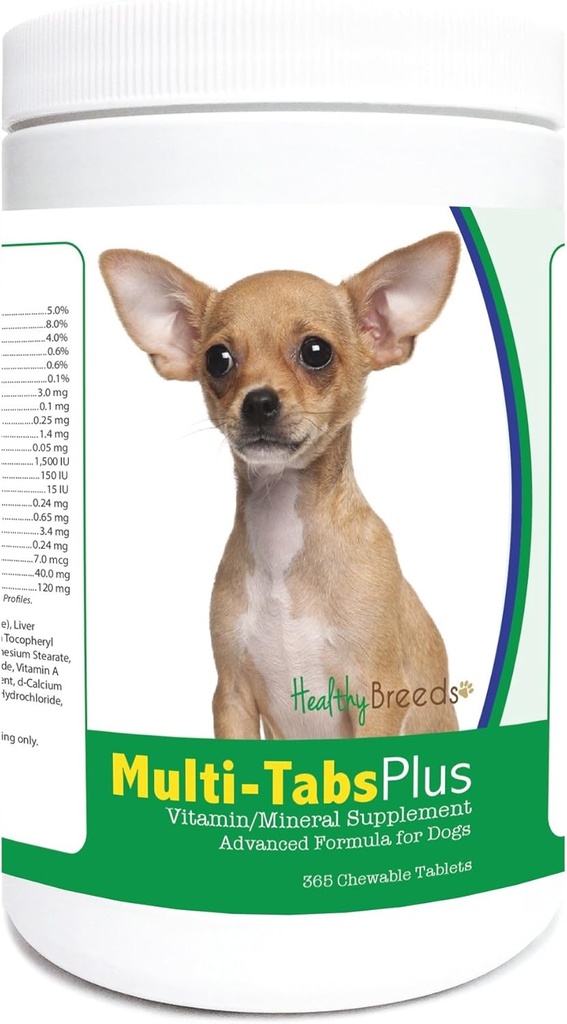 Les races saines Chihuahua Multi-Tabs Plus Comprimés à croquer 365 Compte