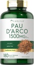 Carlyle PAU D'Arco Capsules : 1500mg environ 180 Count : non-OGM, sans gluten, supplément à base de plantes
