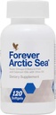 Forever Living - Arctic Sea Omega-3 - Supplément, EPA et DHA Fatty Acid Blend, soutient la santé du coeur, du cerveau et des yeux, sans gluten, 120 softgels