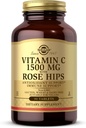 Solgar Vitamine C 1500 mg avec HIPS Rose, 90 comprimés - Antioxydants et immunosupport - Santé globale - Soutiens peau et articulations saines - Non-OGM, végétalien, sans gluten, sans lait, sans casher - 90 portions