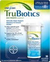 TruBiotics Daily Probiotics 30 Capsules - Sans gluten, sans soja Digestion + Supplément de soutien de santé immunitaire pour les hommes et les femmes (Pack de 3)