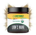 Poudre de champignons pour lions biologiques pour chiens et chats – Cognition de soutien – Extrait de corps de fruits biologiques USDA, 45 portions dans un pot refermable
