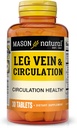 FEUILLE NATURALE MASON & Circulation, avec vitamine C, calcium, et thé vert pour support quotidien de la circulation, 30 comprimés
