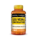 FEUILLE NATURALE MASON & Circulation, avec vitamine C, calcium, et thé vert pour support quotidien de la circulation, 30 comprimés