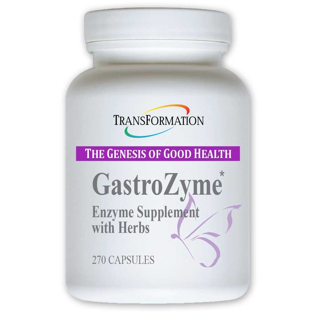 TRANSFORMATION LE GÉNÉSIS DE BONNE SANTÉ - Supplément GastroZyme, Formulé avec Enzymes & Papaya Leaf, rhodiola rosea Herbes, apaise et soulage l'inconfort gastro-intestinal, 270 Capsules