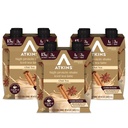 Chai Tea Latte Aromatised Protein Shake, High Protein Shake, Faible Glycémie, Faible Carb, Sucre faible, Keto Friendly, Sans gluten, 12 nombres (3 jeux de 4)