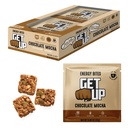 GetUp – Bites Granola caféinés - Chocolate Mocha (10 Pack) – 100mg Bites d'énergie caféine – Faible calories, sans gluten, 0 Huiles de graines – Snack portable pré-entraînement – substitut de café - faible énergie de sucre
