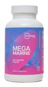 Microbiome Labs MegaMarine Omega 3 Suppléments à l'huile de poisson - Supplément EPA DHA Omega 3 avec DPA pour Gut Health - Support Immune & Gut Barrière Fonction (60 Softgels)