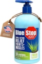 Blue Stop Max Gel de massage pour les douleurs du corps, bouteille de pompe de 16 oz; 3 en 1 produit soulage les douleurs du corps, soutient les articulations et la peau nourissante