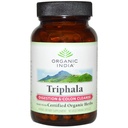 ORGANIQUE INDIA Triphala Capsules Organic - Supplément à base de plantes avec Amla, Bibhitaki, Haritaki, Soutien Digestion & Colon, Support du système immunitaire, Adaptogène, Vegan, USDA certifié Organic - 90 Capsules