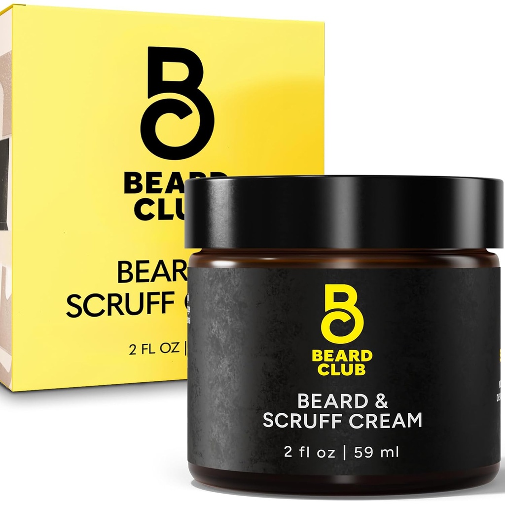La crème de barbe Biotin Club - Beurre de karité hydratant et hydratant pour les cheveux et la peau du visage plus sain