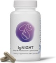 InfiniWell IgNIGHT - La racine valériane et l'aide au sommeil d'Ashwagandha avec les grains du Paradis pour soutenir la santé métabolique - Promouvoir une fonction métabolique saine pendant que vous dormez - (30 capsules)