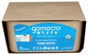 GoMacro Macro Barre de protéines végétales biologiques, beurre d'arachide, 2,3 barres d'once (paquet de 12)