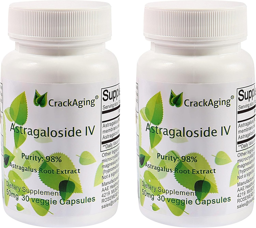 Astragaloside IV 98% 50mg- Supplément anti-âge