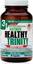 Natren Healthy Trinity Probiotics Supplement - 90 Capsules de gel sans lait et sans gluten - Améliorer la santé gustative et digestive, 30 Million CFU - Lactobacillus Acidophilus, Bifidobacterium, Bulgaricus