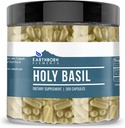 Éléments terriens Holy Basil 200 Capsules, pures et non diluées, sans additifs