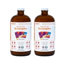 LIQUIDHEALTH Mega énergie Méthylated B-Complex, supplément de vitamine liquide pour adultes - Augmenter l'énergie, soulager le stress et la fatigue, le soutien immunitaire, le coeur et la santé Gut - Fabriqué aux États-Unis, végétalien, sans sucre (2 pack)