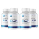 Bouteille Cerveau 4 jeunes - Supplément de soutien à la mémoire et à la santé du cerveau - Clarté Brain Booster avec Bacopa Monnieri, Ginkgo Biloba, B12-120 jours d'approvisionnement (240 comtes)