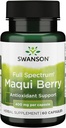Swanson Full Spectrum Maqui Berry 400 Milligrammes 60 Capsules
