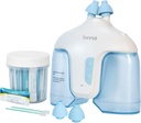 Système d'irrigation nasale avec 50 paquets de sel (bleu), machine à rincer Sinus, Nettoyeur de nez pour Sinus Adulte, Machine à rincer Nasal