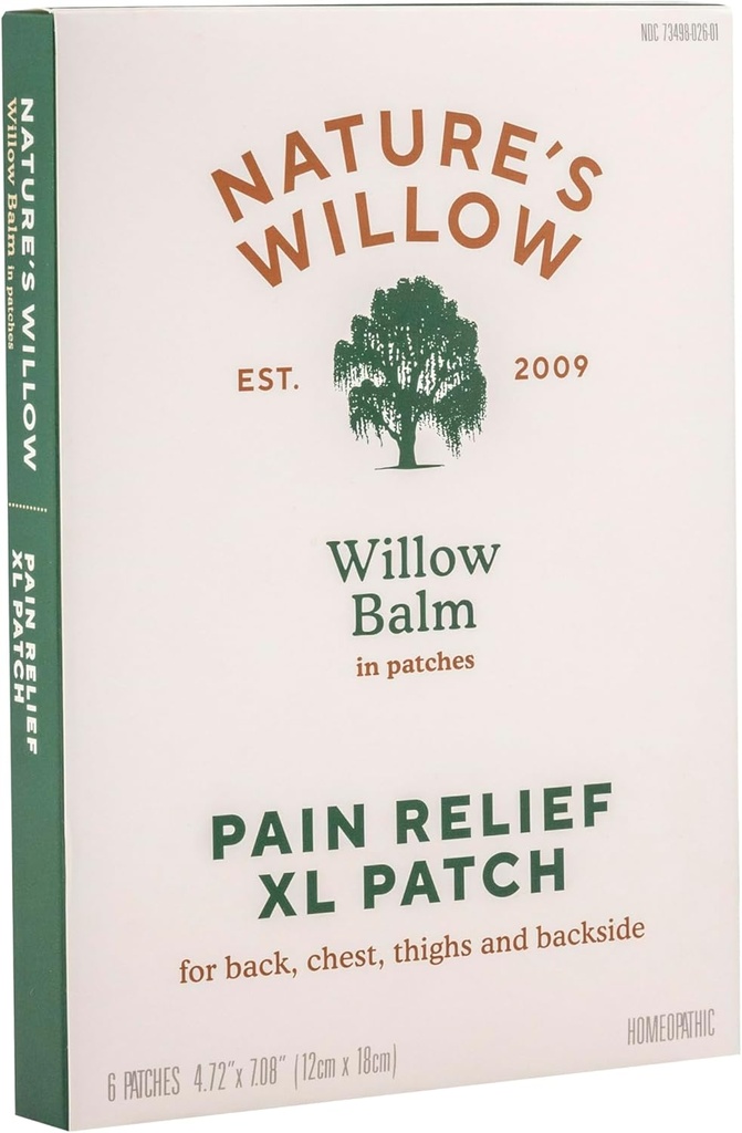 Saule de la nature Patchs naturels de soulagement de la douleur pour les muscles et les articulations