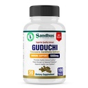 Sandhu's Guduchi (Tinospora Cordifolia) Giloy 100 Capsules Végétariennes Immune Support 1000mg par portion