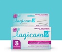 Lagicam Traitement de la levure vaginale de 3 jours pour les femmes, commencer à travailler le 1er jour, Nitrate de Miconazole, Crème antifongique soulage les démangeaisons et l'irritation, 3 applicateurs jetables et crème (1 paquet)