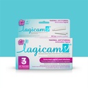 Lagicam Traitement de la levure vaginale de 3 jours pour les femmes, commencer à travailler le 1er jour, Nitrate de Miconazole, Crème antifongique soulage les démangeaisons et l'irritation, 3 applicateurs jetables et crème (1 paquet)