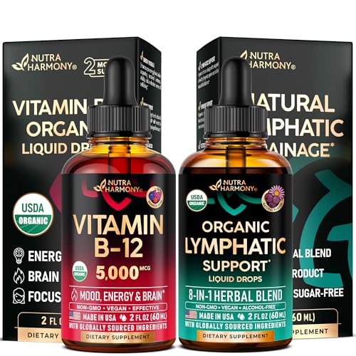 NUTRAHARMONY Énergie, Focus, Mood, Brain Health & Immune Support, Cleanse & Detox
