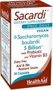 Sacardi Saccharomyces Boulardii – Une fois par jour avec de la vitamine B3 et FOS.