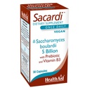 Sacardi Saccharomyces Boulardii – Une fois par jour avec de la vitamine B3 et FOS.