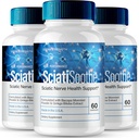 SciatiSoothe pour les capsules Sciatica, Sciati Soothe Nerve Health Support, SciatiSoothe Supplément Formule avancée, pilules de soutien Nerve - Force maximale - SciatiSoothe Reviews (3 Pack)