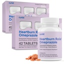Curist Omeprazole 20mg Comprimés en vrac - 84Comprimés à libération différée de la cuve - Acid Reflux Medicine for Heartburn Relief (2 Pack de 42 Comprimés - 84 Total)