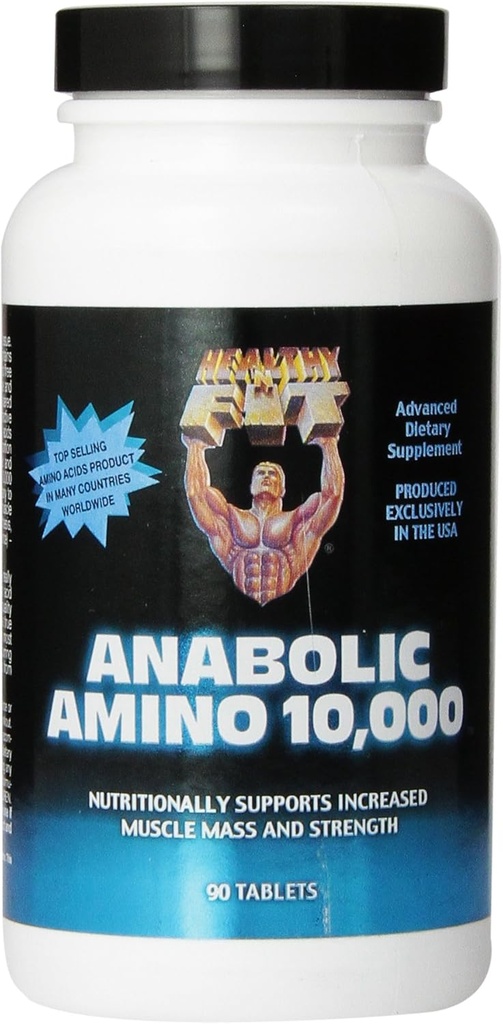 Amino anabolique, 10 000, 90 comprimés, bouteille