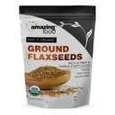 Amazing Food Poudre de lin de sol de 2 Lbs de l'USDA certifié biologique de végétalien de non-OGM de Gluten Free de fabrication américaine