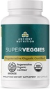 Ancient Nutrition Regénérative Bio Certified SuperVeggies Capsules, soutient la santé du système Gut et immunitaire, faite avec des probiotiques, Kale, Brocoli et Épinards, 60 Comte