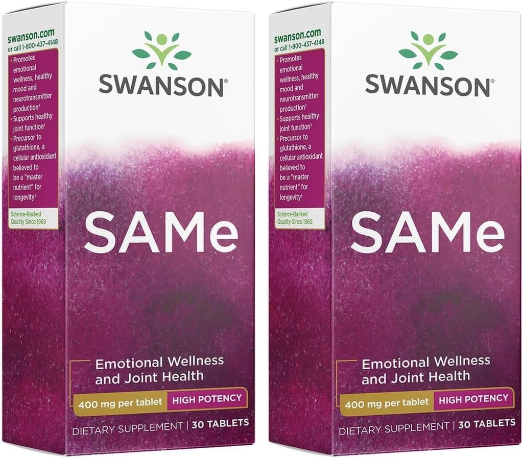 Swanson Même - haute puissance 400 mg 30 onglets (2 paquets)