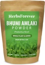 Herbes Forever Bhumi Amalaki Poudre de Phyllanthus Niruri. Herbe ayurvédique pour le bien-être, la désintoxication et la vitalité.