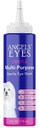 ANGELS' EYES Multi-Purpose Stérile Eye Wash 4 oz Eye Cleaner and Rinse, Tear Stain Reducer for Allergies, Debris, Mucus, Irritation and Weepy Eye for All Dogs with Boric Acid