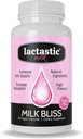Lactastic® Milk Bliss™ - High Potency Organic Lactation Supplement - Organic Moringa, Milk Thistle, Passionflower & Valerian Root - 60 Vegan Capsules