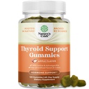 Natures Artisanat Gommies de thyroïde végétalien avec mousse de mer - Gommies de soutien thyroïde pour un soutien complet pour les hommes et les femmes avec iode sélénium et autres vitamines potent - sans gélatine sans OGM 120
