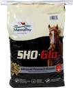 Supplément Vitamine et Minéraux Sho-Glo Horse – Manna Pro – Supplément Hippique quotidien complet pour peau saine, manteau et hooves – Fortifié avec des antioxydants, acides aminés et nutriments essentiels – 25 lb sac