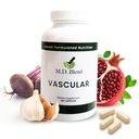M.D. vasculaire - Supplément préparé par l'expert - Objectifs vasculaires et de bien-être général - Débit approprié, nombres, équilibre - Ail puissant, Ginger, L-Arginine, grenade - 120 Capsules (Pack of 2)