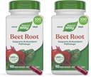 Nature's Way Beet Root, 1,000 mg per Serving, 100 Vegetarian Capsules (Pack of 2)