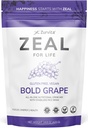 Zurvita - Zéal pour la vie - Arôme de raisin gras - Supplément nutritionnel quotidien pour la vitalité, l'immunité et le bien-être général - Sac de bien-être de 30 jours, 420 grammes