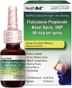 SantéA2Z Propionate de fluticasone Sprays nasaux, soulagement de l'allergie 24 heures sur 24,120 Sprays, 0,54 fl oz