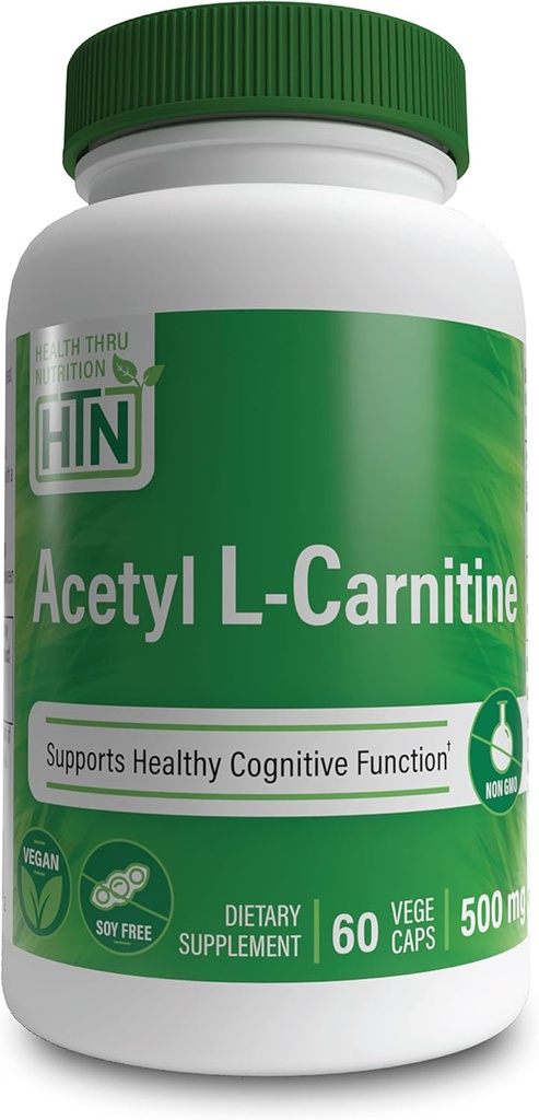 Acétyl L-Carnitine (500 mg, 60 gélules)